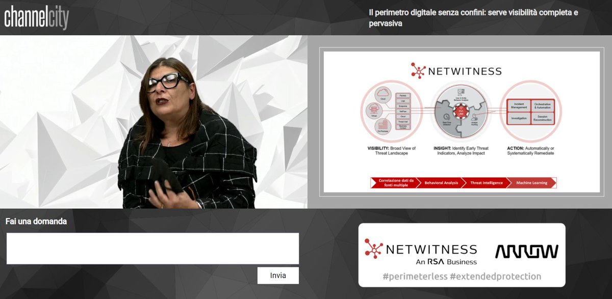 securityopenlab's tweet photo. @NetWitness Platform è una soluzione integrata di #security che accelera la #detection e la #respose alle minacce, arricchendo i dati con analisi di #threatintelligence e #analisicomportamentale degli accessi. #perimeterless #extendedprotection @BernabeiMonica #EleonoraMolinari https://t.co/YbsJ5NCczs