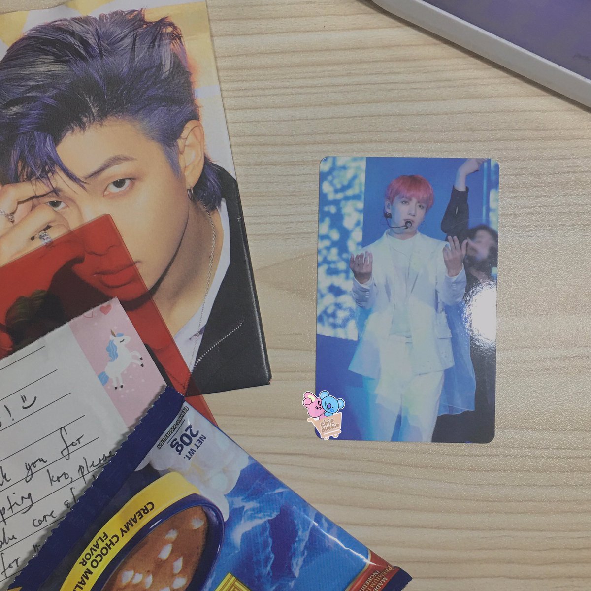 chiedukkie's tweet photo. ꒰ #cartforjeonproofs ꒱

— ama namin koo came home safe ! thank you so much for letting me adopt this bb ja @cartforjeon ♡ luv the freebies as well hihi >3 https://t.co/1Fm0bLUUaU