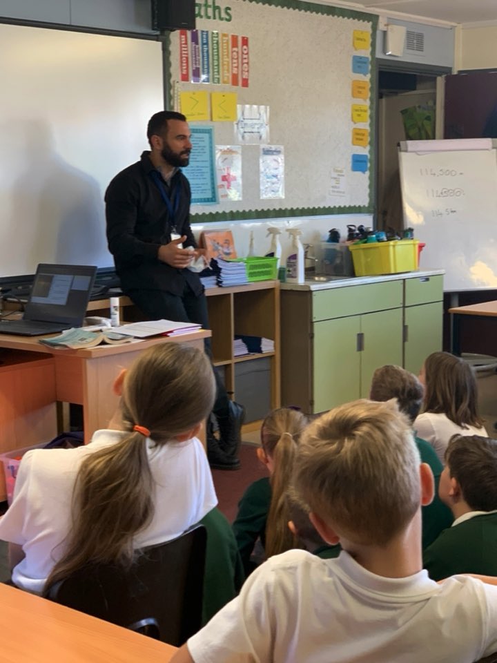 Police visit to support our teaching of online safety in Y5/6 #tplt