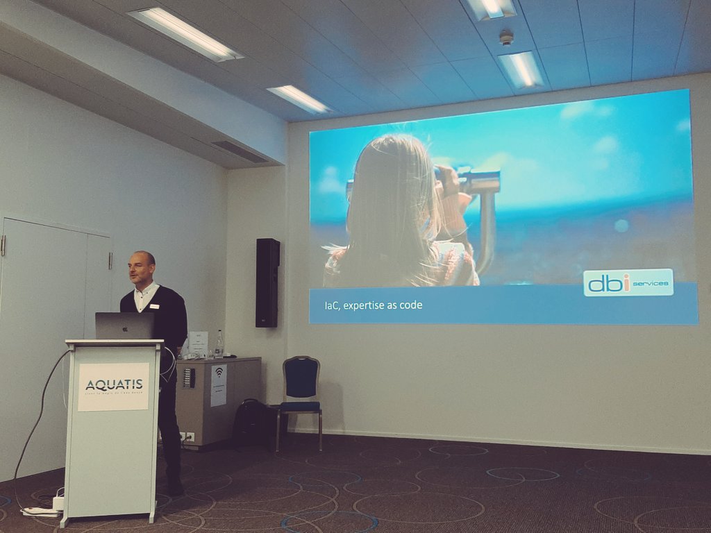 elisetta1984's tweet image. @Herveschweitzer is starting talking about IaC, expertise as code, at the @dbiservices Tech Event for customers in Lausanne.
#dbiEvent #Open4Tech #besharing