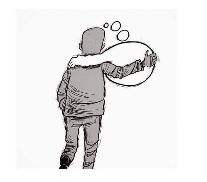 Sharp_Joker's tweet photo. "و في النهاية أنت معك نفسك فقط." https://t.co/Vc5v4x2VJG