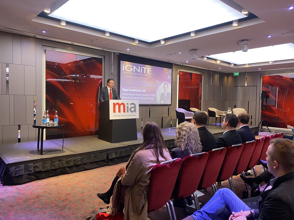 <a href="/HuddlestonNigel/">Nigel Huddleston MP</a>, Minister for Sport Tourism, Heritage and Civil Society addresses the importance of building back confidence for the sector. #Ignite