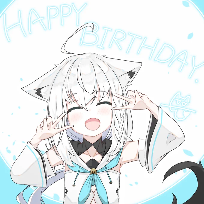 #いい推しの日 
#絵フブキ 

ずっと推し!!!!!!!! 