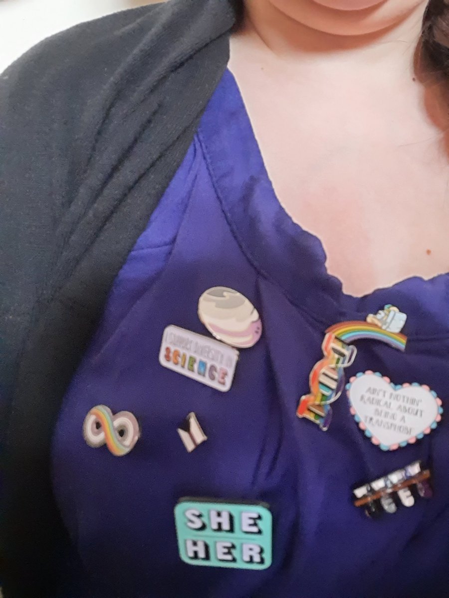 CA_AstroComm's tweet photo. Hi! I'm Claudia, an asexual physicist and science communicator. Every day I work to inspire kids in believing they can be everything they want to be thanks to science. And I will keep being queer and fabulous while I do so. #IAmNotASafefuardingConcern #QueerInSTEM #AcesInSTEM https://t.co/1GbyiXU2OL