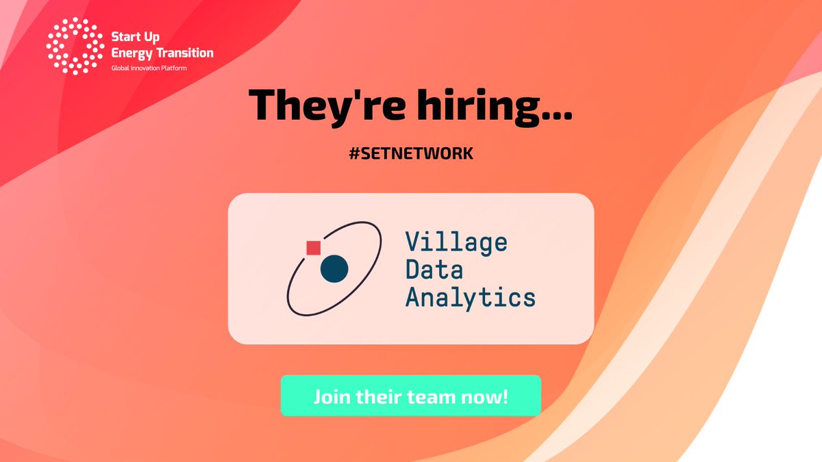 The #SET20 Finalist and Quality Access &amp; SDG-7 winner, <a href="/VillagedataIo/">VillageData.io</a> is looking for great TALENTS!🔍
⚡️Business Development Manager 
🧐 Business Intelligence Analyst 
🐍 Python Data Analyst
✍️ Chief of Staff/ Strategist/ Communications 
More info here:lnkd.in/dYV7kGd6