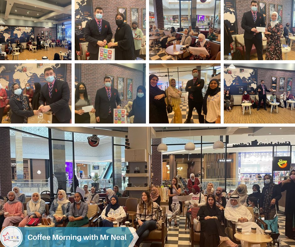 A special thank you to Ms.Iman and Ms.Sawsan for organising the coffee morning with Mr.Neal. Thank you to all the parents who joined us. It was a wonderful time together with lots of ideas and getting to know Mr. Neal. We will hold another one soon. #SelfChangeAll <a href="/SISM_Principal/">Neal Oates | Star Mirdif Principal</a>