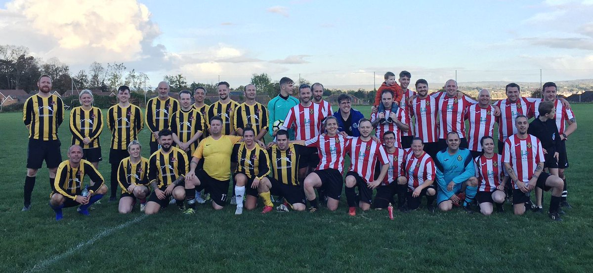 The ambulance station #Devon derby #charity #football match was a big success, with a 9-2 win to #Exeter over #Plymouth. Much fun was had, cheered on by around 100 supporters. Huge thanks to Enda Corry & all involved for raising £1500 for us. 🙏💚 #thankyou #NHSCharity @swasFT