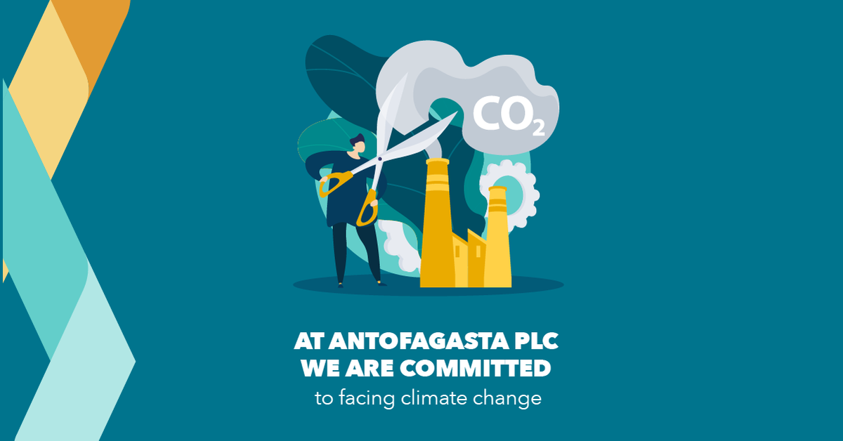 AntofagastaPLC's tweet photo. Antofagasta plc recently announced two new greenhouse gas (GHG) #reductiontargets as part of its Climate Change Strategy and its wider commitment to operate sustainably as a leading copper producer. https://t.co/UnVqgkMc5h