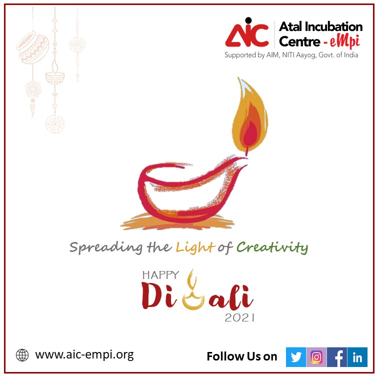 aicempi's tweet photo. Illuminating Efforts - Bringing Joy - Chanting Success
With dazzling lights and love in the air, @aicempi wishes you a very Happy #Diwali

@empi_BSchool @GovilAlok1 @AIMtoInnovate @NITIAayog @GoI_MeitY @startupindia @msmestartups 

#innovation #startup #creativity #entrepreneur https://t.co/7D47rC6obD