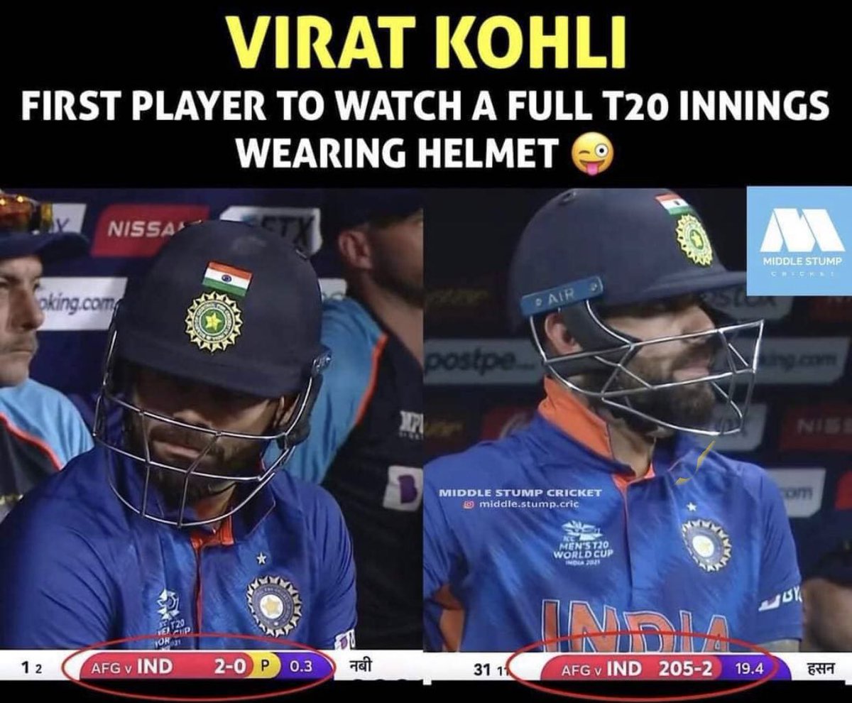 CoolMunaF's tweet photo. @ICC please add this to icc ranking
Yet add another record virat kohli cap😅😂🤪
#BCCI #INDvsAFG #fixedmatch #fixed #T20WorldCup
#INDvsAFGfixed https://t.co/FIQ8MfAJSD