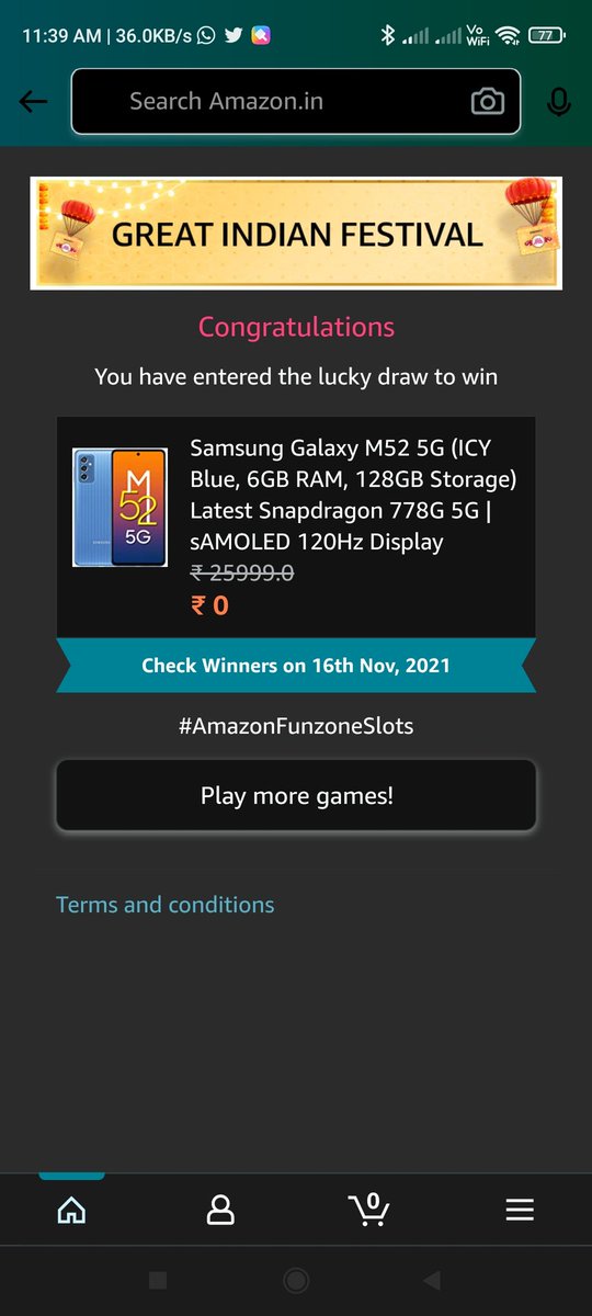 IoriWasim's tweet photo. #AmazonFunzoneSlots 
I hope i get this 😉 https://t.co/sM7oIte0d3