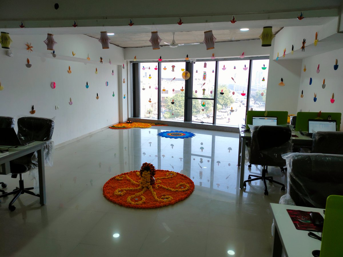 diya_infotech's tweet photo. Festive vibes at Diya Infotech

We are a team of enthusiastic people that leave no opportunity to celebrate festivals.

Here’s a glimpse of our Diwali celebrations.

Diya Infotech wishes you all a happy and prosperous Diwali! 
#Diwali https://t.co/k7cOZqUKOo