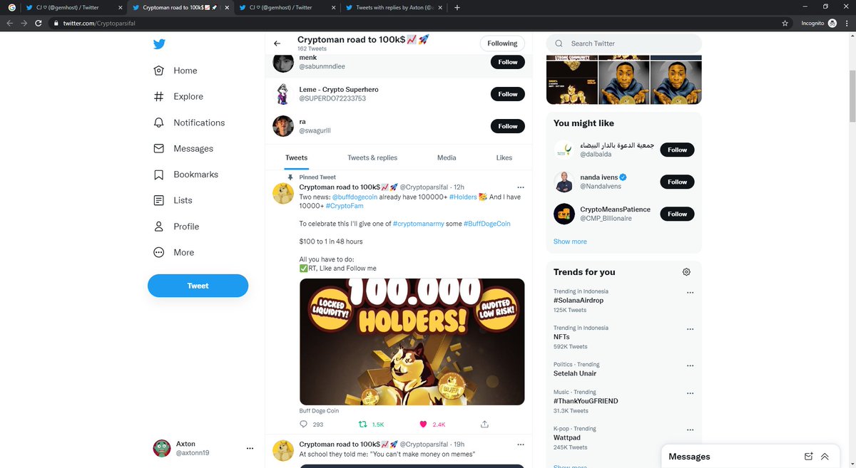 axtonn19's tweet photo. @gemhost @Cryptoparsifal I won't go through this
I won't go through this
I won't go through this https://t.co/EMiIyQIoOB
