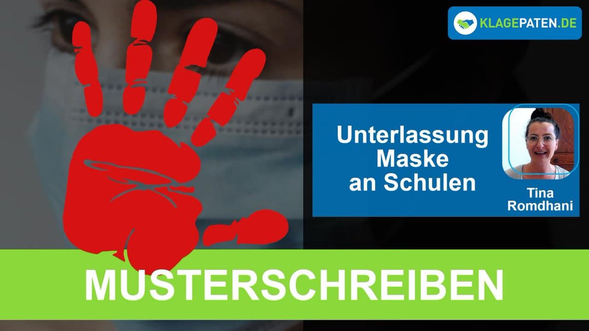 🔶ÜBERZOGENE #Massnahmen AN SCHULEN NEUES MUSTERSCHREIBEN GEGEN ÜBEREIFRIGE LEHRER

klagepaten.de/news/ueberzoge…

#Klagepaten #Maskenpflicht #Kinder
