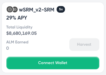 Loooong FTT and SRM? We are too. 

Earn stable yield with <a href="/wormholecrypto/">wormholecrypto</a> pools, only on Almond  🐿️🐿️