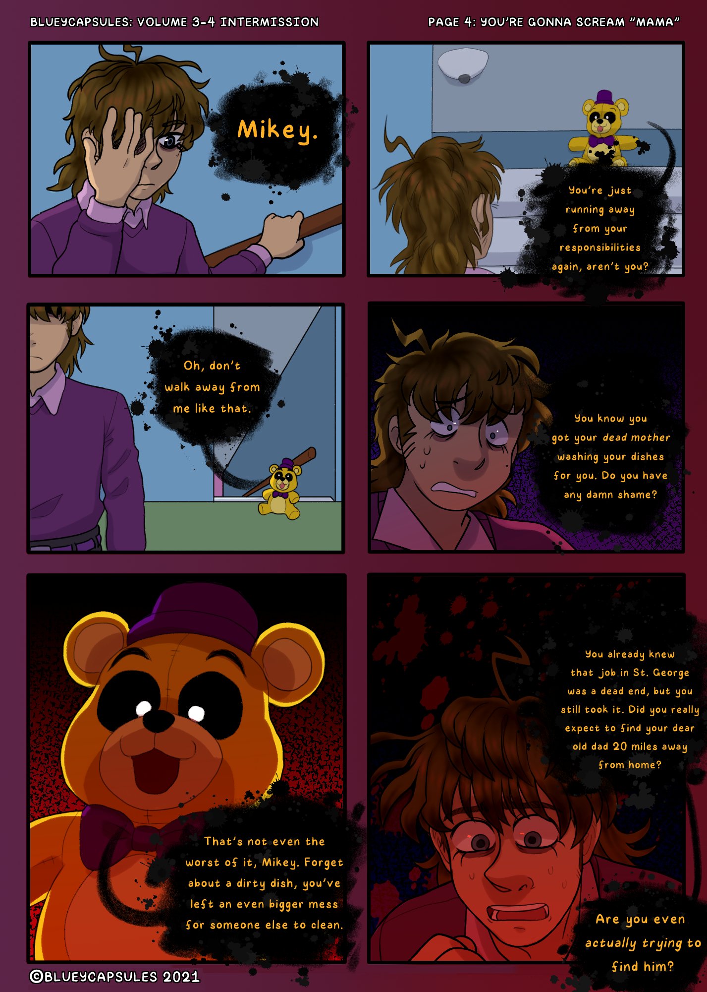 Blueycapsules FNAF comic dub (part 25) 