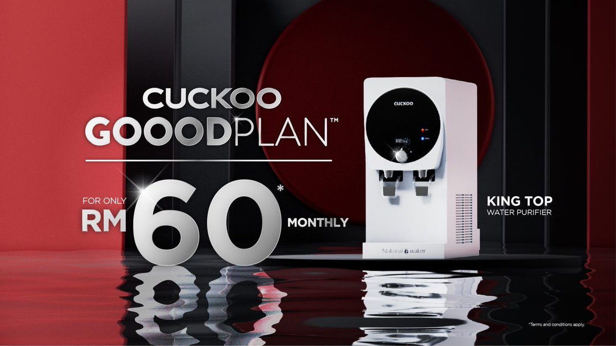 abrahamwang92's tweet photo. Free Installation, Delivery, Service.
Monthly Installment from RM60 per month.

Flexible Rental Payments Plan.

🛒 Order here https://t.co/jXsORd3O1z….

Any Enquiries here https://t.co/tl9ic1bfWF

#cuckoomalaysia #penapisaircuckoo #cuckoosarawak #ejencuckoo https://t.co/sS32Z7jZ9o