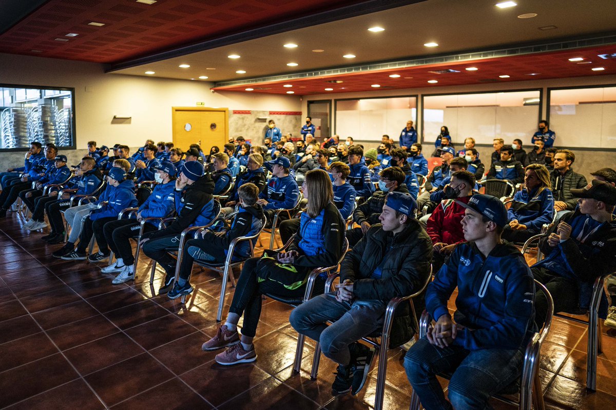 yamaharacingcom's tweet photo. πͺπΈ The 2021 bLU cRU Masterclass officially got underway yesterday at AlcarrΓ s! Today, the youngsters will get their first opportunity to show their talents on-track!
#YamahaRacing | #YamahaMasterclass | #bLUcRU https://t.co/oFZXF3ax4b
