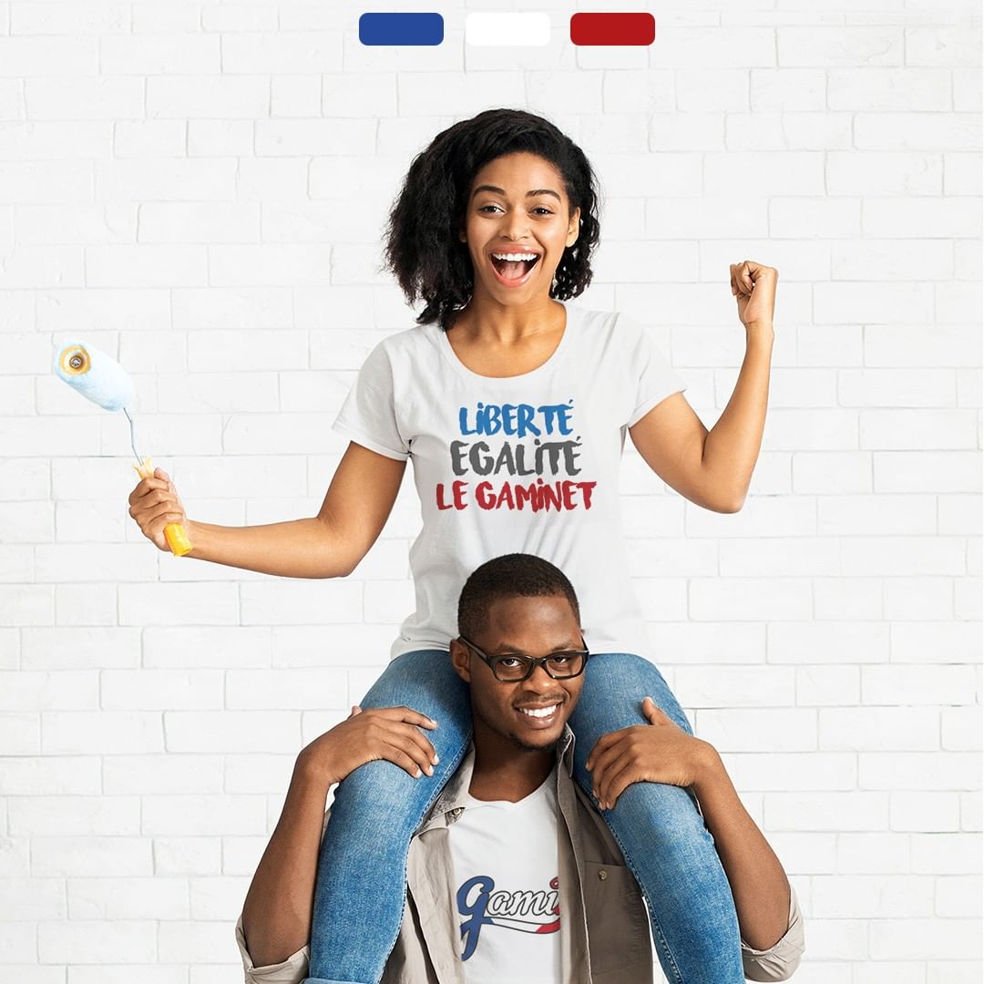 Exclu Le Gaminet
Acheter nos t-shirts coton bio certifiés <a href="/Certif_OFG/">Origine France Garantie</a> 🇫🇷 imprimés sur place au prix promo à 39€, mais payez le juste prix à 45€ pour soutenir le #madeinfrance 
C'est simple, il suffit juste de cocher une case !
 #fabriquéenfrance #legaminet #savoirfaire #soutien