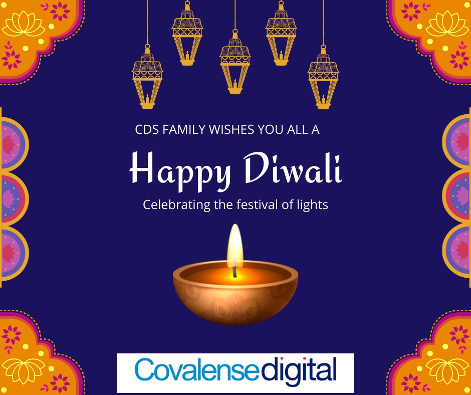 CsmartSol's tweet photo. This Diwali, let’s vow to brighten the future with constant innovations, and lighten the heart with festive celebrations! Here’s wishing everyone a bright, prosperous and safe Diwali from the CDS family!
#Diwali  #Diwali2021 https://t.co/8oSmjSEwc4