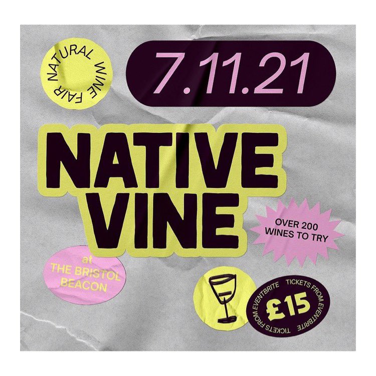 Tickets are still available for our Natural Wine Fair @Bristol_Beacon on Sunday! eventbrite.co.uk/e/native-vine-…
•
#winefair #winelover #winetasting #realwine #naturalwine #nattywine #biodynamicwine #veganwine #bristolwine #cider #cidertasting #bristolcider #bristolvegans #bristolevents