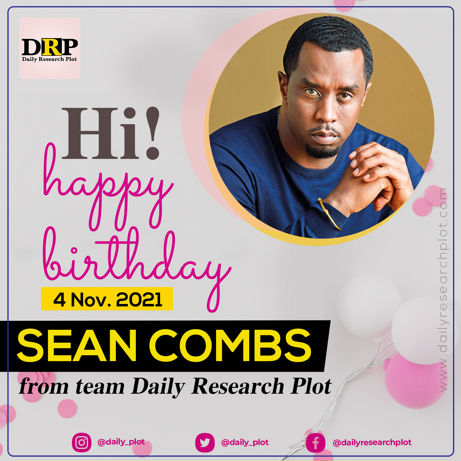 Happy Birthday!
Sean Combs  