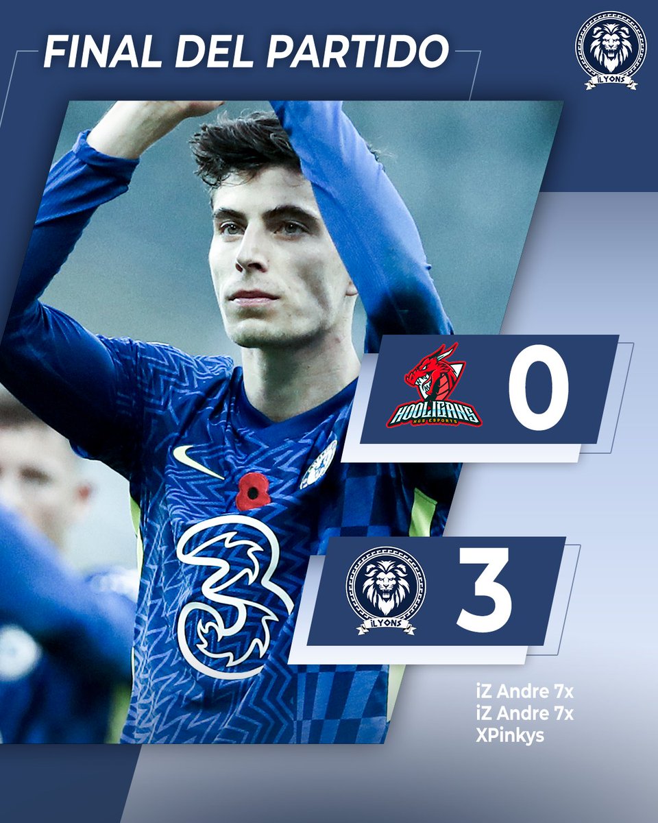 iLyonSss's tweet photo. 🔥 𝙍𝙀𝙎𝙐𝙇𝙏𝘼𝘿𝙊 𝙁𝙄𝙉𝘼𝙇 🔥

⏱ ¡FINAL DEL PARTIDO! 

#iLyons 🦁

#ProClubs | #Xbox | #eSports | #FIFA22 | #fmvppretemporadax https://t.co/1a1zTQHfec