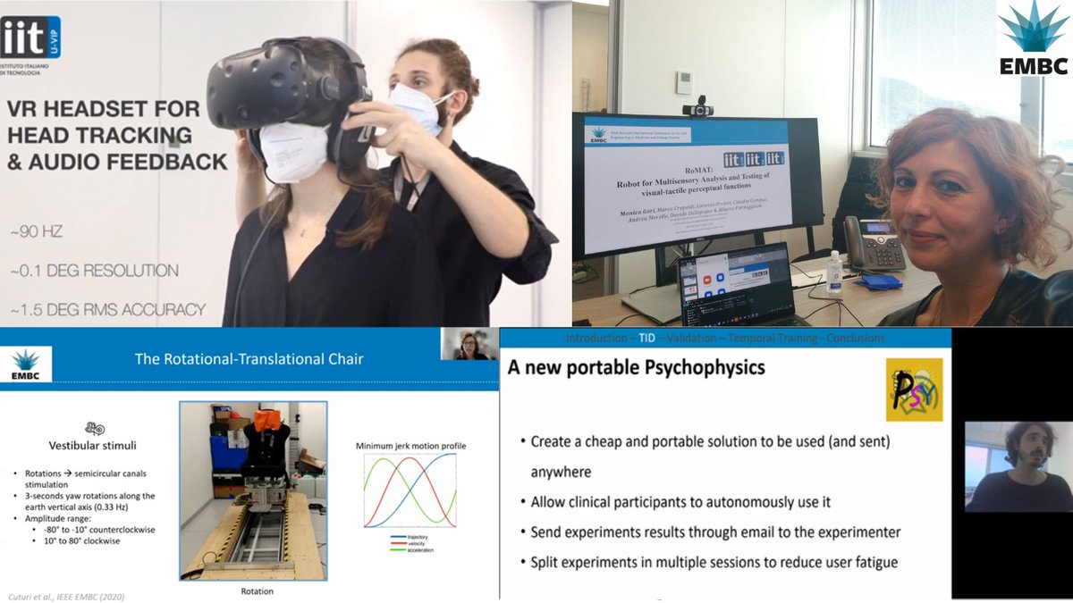 UVip_iit's tweet photo. The 43rd Annual International Conference of the @IEEEembs is ending. 
Congratulations to Davide Esposito #VR, Nicola Domenici #temporal #app, Silvia Zanchi #motion and      Monica Gori #RoMAT for the contributions!

@IITalk https://t.co/WCuIxRH0pv