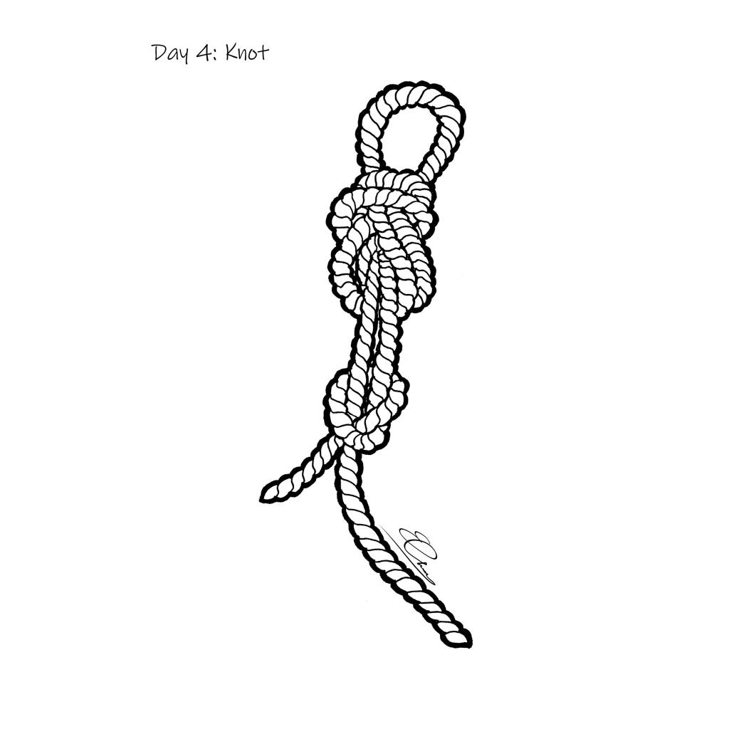 emmachan_design's tweet photo. Day 4! A Digital Colouring of the Figure 8 follow through knot for Rockclimbing! #inktober #inktober2021 #day4 #drawing #artliner #knot #digitalart #art #photoshop #lineart #vector #vectorart #rope #climbing #rockclimbing #figure8knot #brown https://t.co/egl11kJGRi