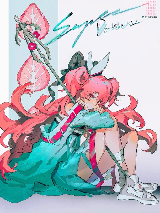 赤ピンク美少女 