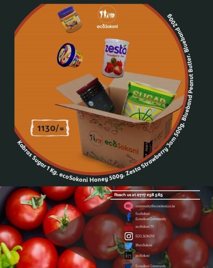 OkiogaTerry's tweet photo. Good morning fam ❤️

A reminder that nobody gives you value for your grocery money and still cares about you like @ecoSokoni. 

A customer oriented business with an edge of personalizing experiences for ALL its customers 👑

Try them today and use #ecoSokoni✨ https://t.co/1pihgPL9AS
