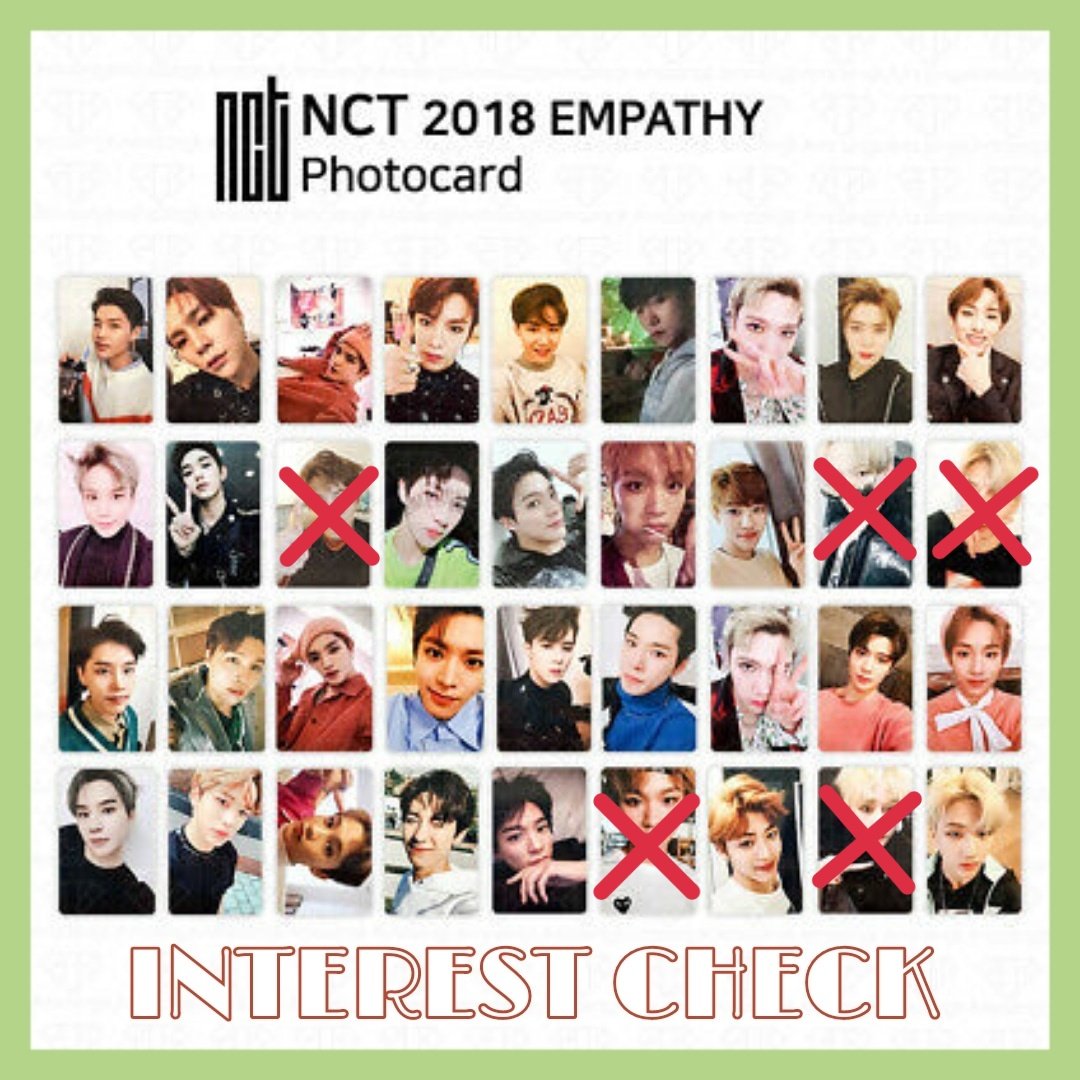neossancee's tweet photo. [WTS/GO]
NCT 2018 Empathy PC GO

▪︎$9 USD each 1st payment w/ ems.
♡ availability in 2nd picture
▪︎comment claim 
▪︎ 1 TO 1 RULE APPLIES. please refer to the third picture for details

photocard sell sale taeyong jaehyun mark johnny haechan yuta jaemin jeno renjun https://t.co/pQgWcwfSct