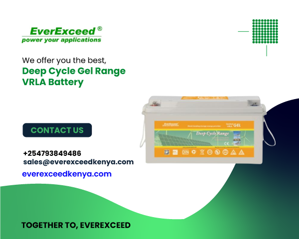 We offer you the best Deep  Cycle  Gel VRLA Battery.
Call us today at 0793849486 . We deliver at your door step.
#togethertoeverexceed
#AzziadNasenya #MohaProducesTerrorist 
Eric Omondi
#JusticeMogeniExposed