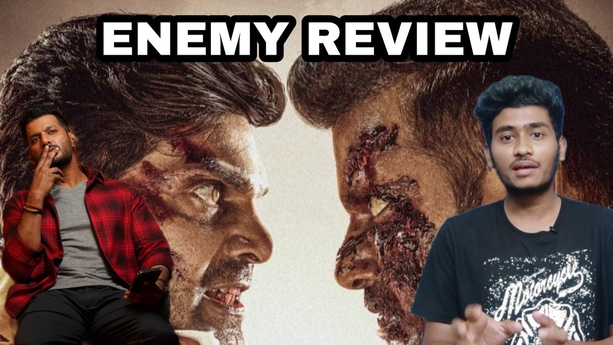 Manojmaahi01's tweet photo. #Enemy Review 👇
https://t.co/fWb1MsWOaB
#Enemyreview
#EnemyFDFS
#EnemyDeepavali https://t.co/HW5LaJ08Hk