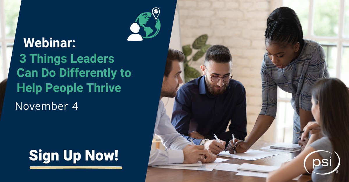 There's still time to sign up for today's webinar, 3 Things Leaders Can Do Differently to Help People Thrive (1 pm GMT, 2 pm CET, 4 pm GST)! To register, go to lnkd.in/d8Ttu3J7

#ReshapedWorldOfWork #FutureOfWork #Leadership #LeadershipDevelopment #LeadershipQualities