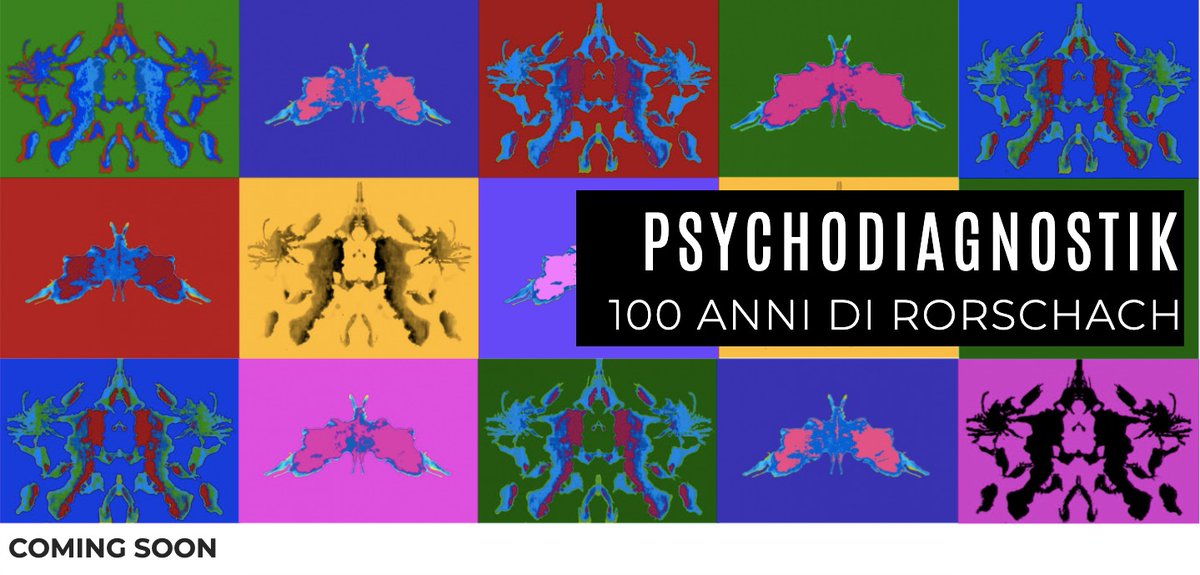 CentroSCP's tweet photo. ๐ Il 10 dicembre 2021 il Centro Studi per la Cultura Psicologica e lโUniversitร di Milano-Bicocca @unimib festeggiano i 100 anni del Test di Rorschach.
#CSCP #UniMiB #Rorschach #InkblotTest #comingsoon #staytuned https://t.co/y1e0nR52Uk