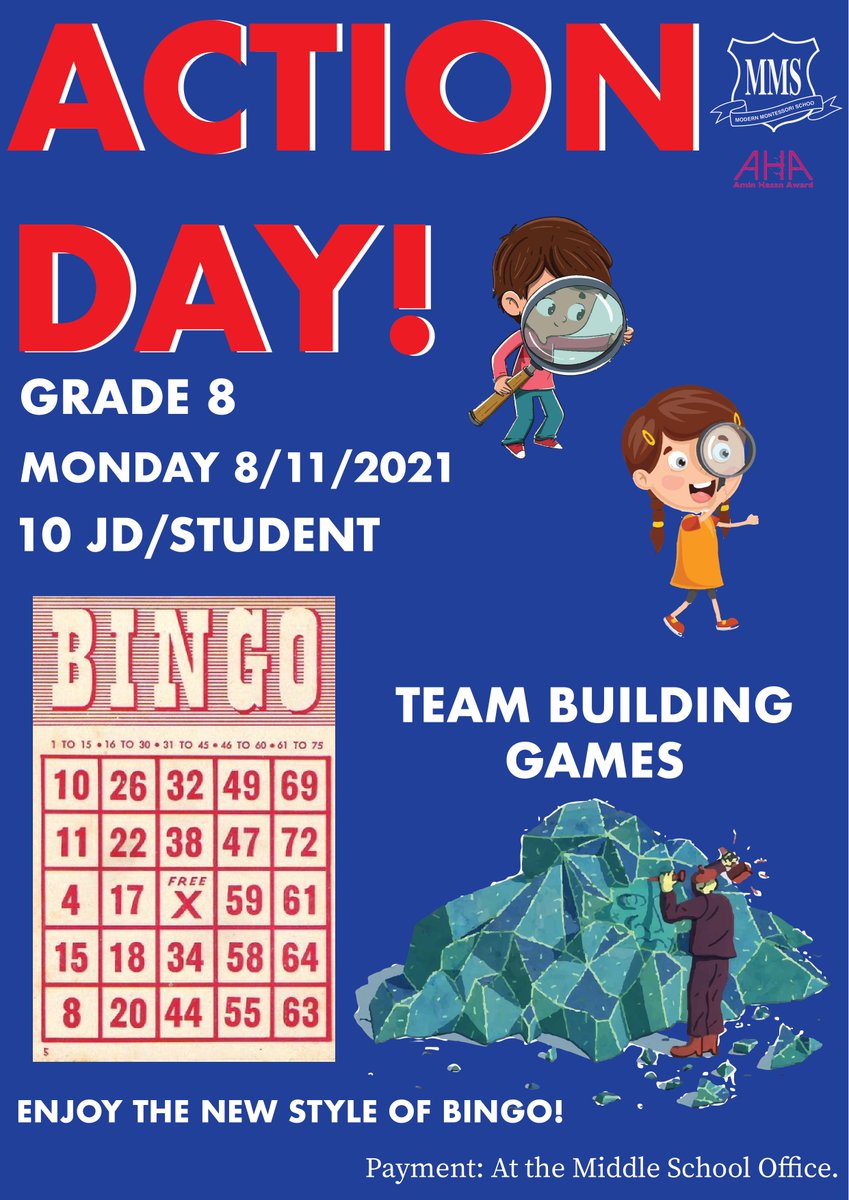 MMS_JO's tweet photo. Calling all students in Grades 6, 7 &amp; 8, it’s time to break the ice and build some team spirit! Pass by the Middle School office to register and enjoy a day filled with games and good food 🥳
#MMS2021 #AHA #AHA2021 #wearemms #wearemmsstudents #internationalschools #MYP https://t.co/fqkBHfVyjq