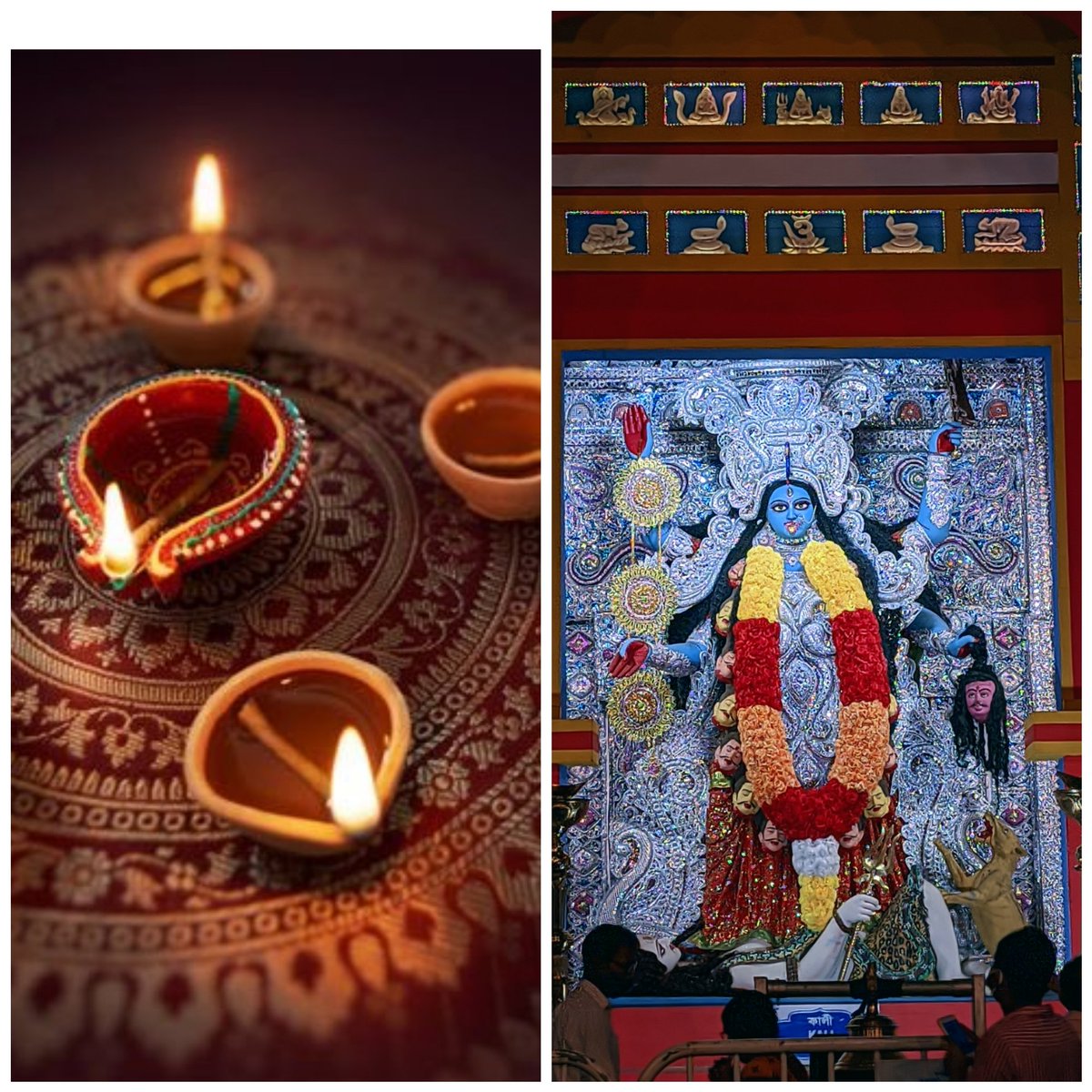 Happy Diwali &amp; Kali Puja to everyone 🙏

 #Diwali #KaliPuja #KaliPuja2021 #kalipujo  #Kolkata