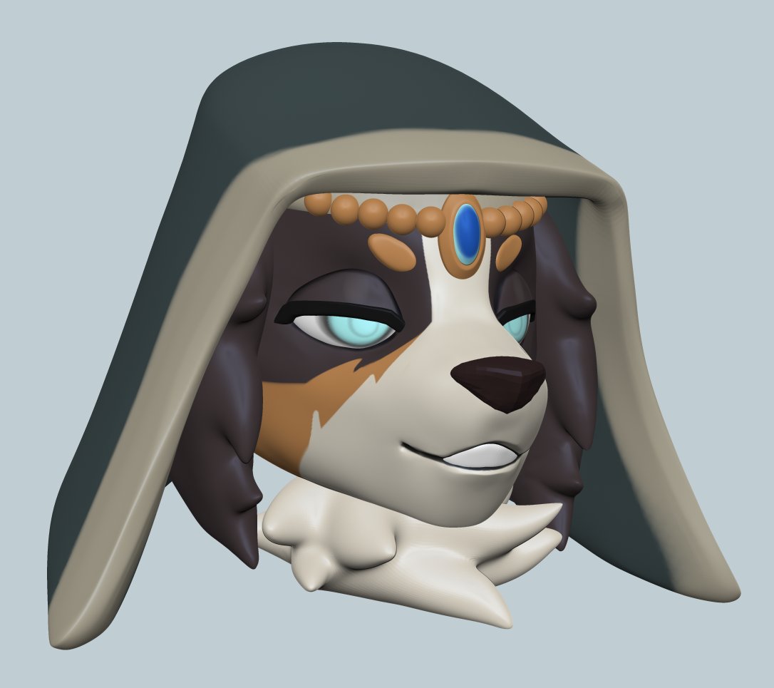 Arkhelaos3D's tweet photo. Did a 2 hour sketch of @CeeHaz OC Celia. Really love her design and would love to model her fully at some point https://t.co/X3vF50JnuN