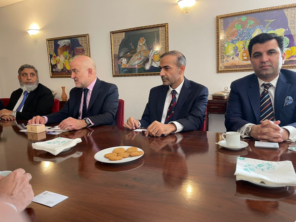 EO_Lahore's tweet photo. Entrepreneurs Organization (Lahore Chapter) visited the Honorable Ambassador of Spain, H. E. Manuel Durán Giménez-Rico.

EO - Together We Grow.

https://t.co/kpBoo3l9ko
#entrepreneur #business #entrepreneurlife #eoforum #eomepa #entrepreneursorganisation https://t.co/HJudl72idZ