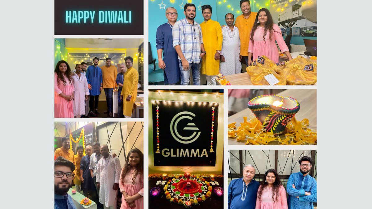 GLIMMA's tweet photo. Wishing our team in the Mumbai office, India, a very Happy Diwali!

#team #india #diwali2021 https://t.co/pkPrEzoHqh