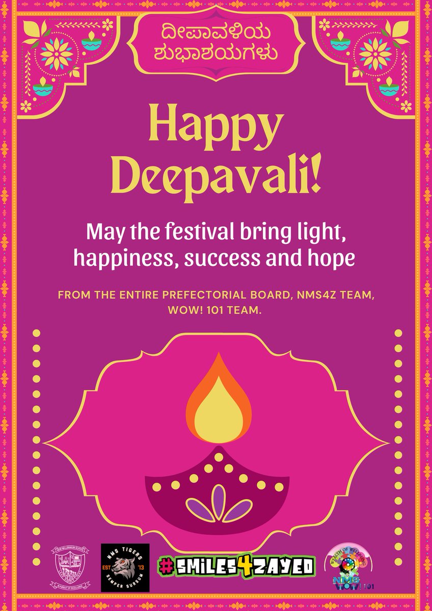 Sohan Prasad (@1nmsheadprefect) on Twitter photo Wishing everyone a Very Happy Deepavali! May this feastival bring light, happiness, success and hope into our lives.
<a href="/gemsnms_alkhail/">GEMS NMS Alkhail</a> <a href="/Fatima_Martin/">Fatima Martin</a> <a href="/sohanprs/">Sohan Prasad</a> <a href="/cathy_m_green/">Catherine Green</a> Wishing everyone a Very Happy Deepavali! May this feastival bring light, happiness, success and hope into our lives.
<a href="/gemsnms_alkhail/">GEMS NMS Alkhail</a> <a href="/Fatima_Martin/">Fatima Martin</a> <a href="/sohanprs/">Sohan Prasad</a> <a href="/cathy_m_green/">Catherine Green</a>
