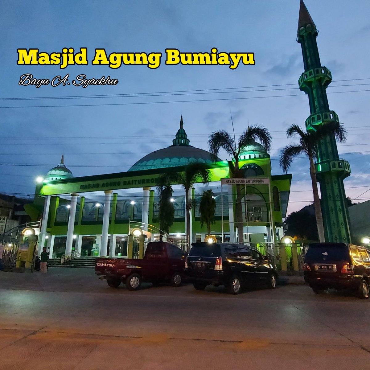 Masjid Agung Bumiayu
#tempat terbaik untuk bermunajat
#sholat lima waktu
#dzikir
#mengaji

Foto seluruhnya klik di :
youtu.be/c6WiZbWSvDw