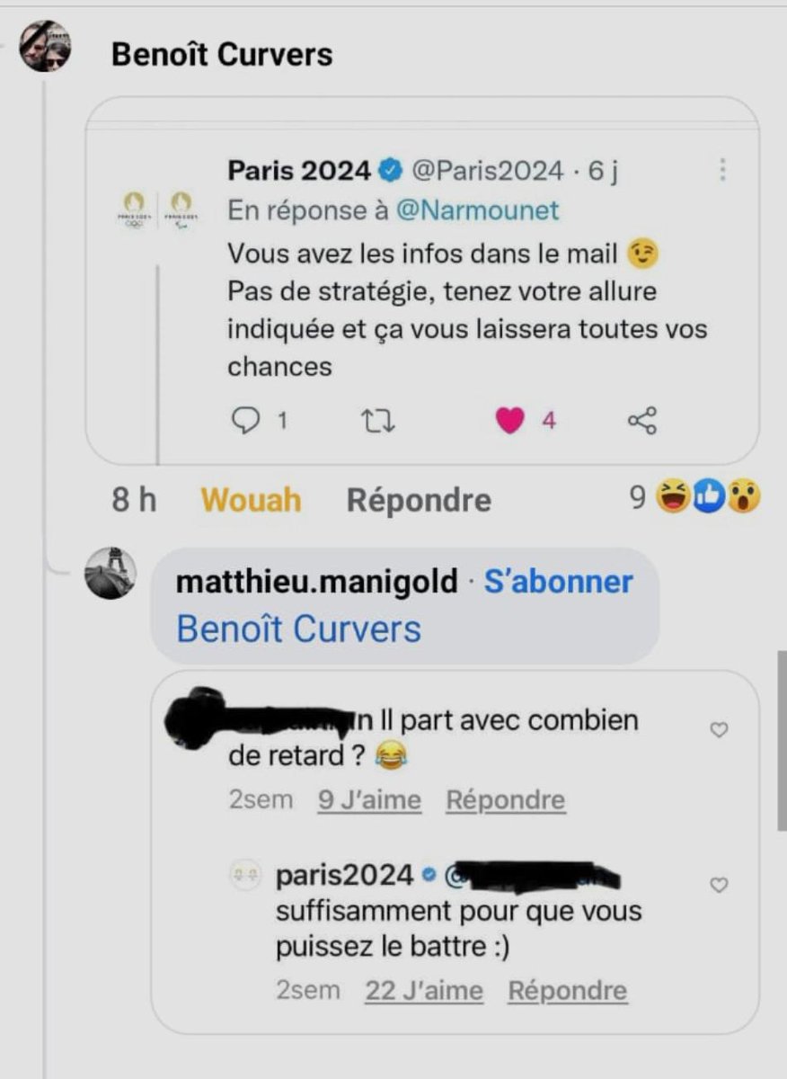 silversens's tweet photo. @VINCENTSKYROCK @Michmich_sim @DaftSun @Paris2024 @EliudKipchoge @jeuxolympiques @Olympics @OlympicsKe @Paris @PierreRabadan @Sports_gouv @FranceOlympique Esperons... après leur avoir bien menti sur leur chances https://t.co/2N8ntN4lJ8