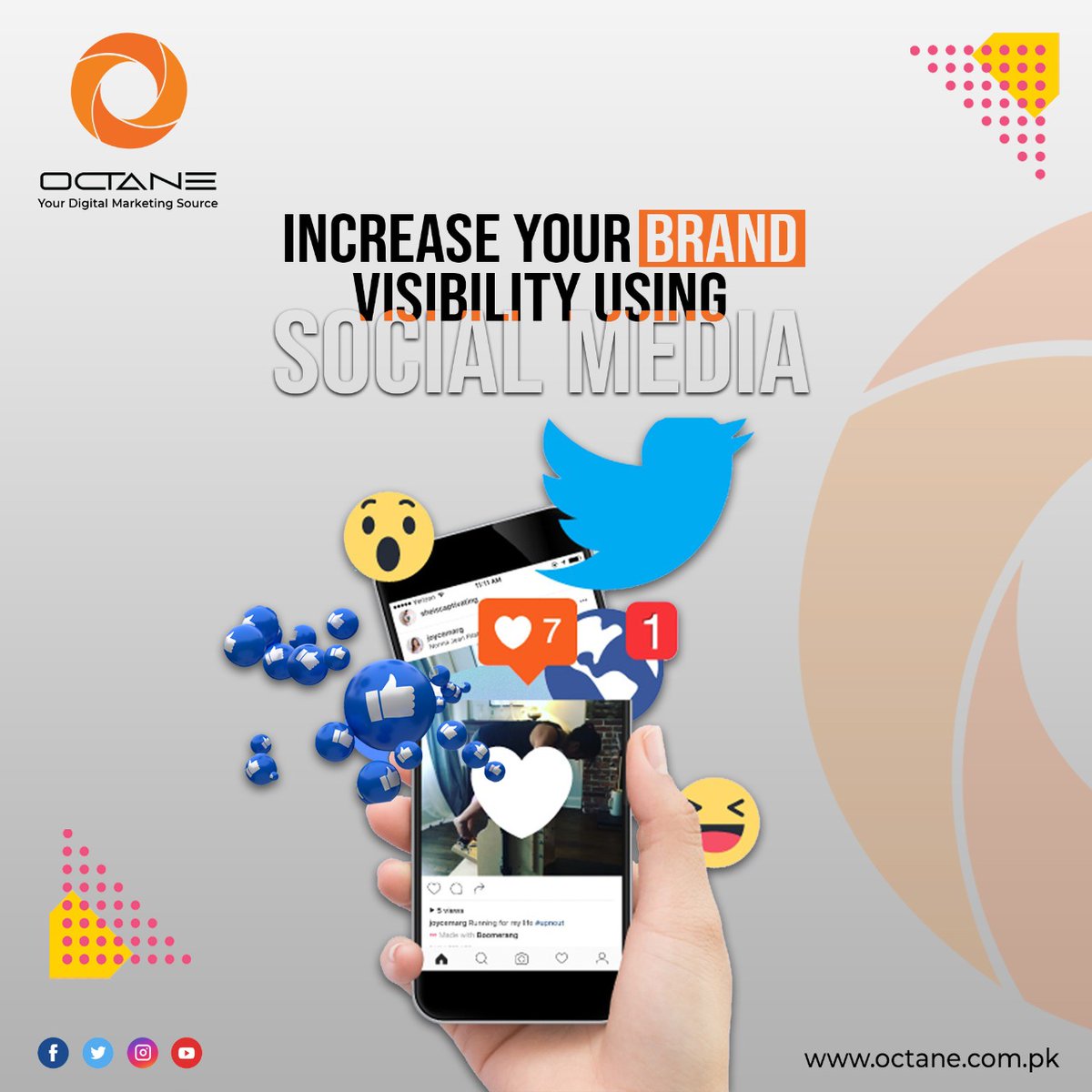 octane_agency's tweet photo. Call us now for more details and appoint us to  Marketing Services for your business.
𝑪𝒂𝒍𝒍 𝒐𝒓 𝑾𝒉𝒂𝒕𝒔𝒂𝒑𝒑: 0303-8553240, 0324-0464920
𝐌𝐞𝐬𝐬𝐚𝐠𝐞 𝐔𝐬: octane marketing
𝐄𝐦𝐚𝐢𝐥 𝐔𝐬: info.octane@gmail.com
𝐖𝐞𝐛: https://t.co/XobILOe5x6
#octanemarketing https://t.co/1bq7fpz4YF