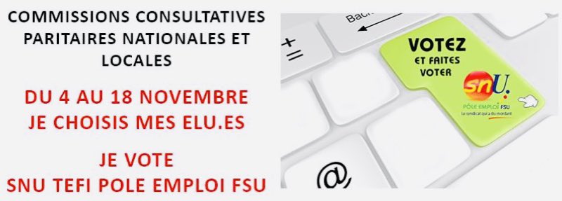 FSUEMPLOIOCC's tweet photo. C’est le jour J !!! Le vote électronique pour les élections professionnelles #CCPN et #CCPLU à @pole_emploi ouvre à 13h (heure de Paris). Je vote et je fais voter #SNU !!! @pole_emploi @SnuPoleEmploi @SNUpeIDF @SnuBFC https://t.co/KaifPncQpw