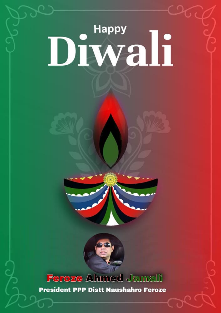 SaddamH76264314's tweet photo. Happy #Diwali to everybody celebrating in Pakistan and across the world! 🎉
Reg: @FerozeJamali
#PresidentPPPdisst
#SmtPppDisttNf https://t.co/zagnU5qGvl