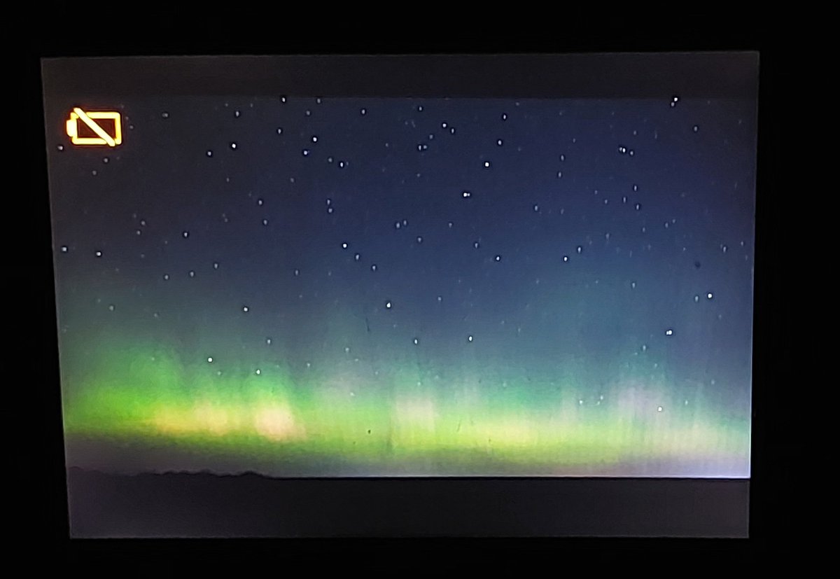 MsJenFlor's tweet photo. North 8f Harris, MN you can see without the camera #AuroraBorealis #NorthernLights https://t.co/7n2QSjjum7