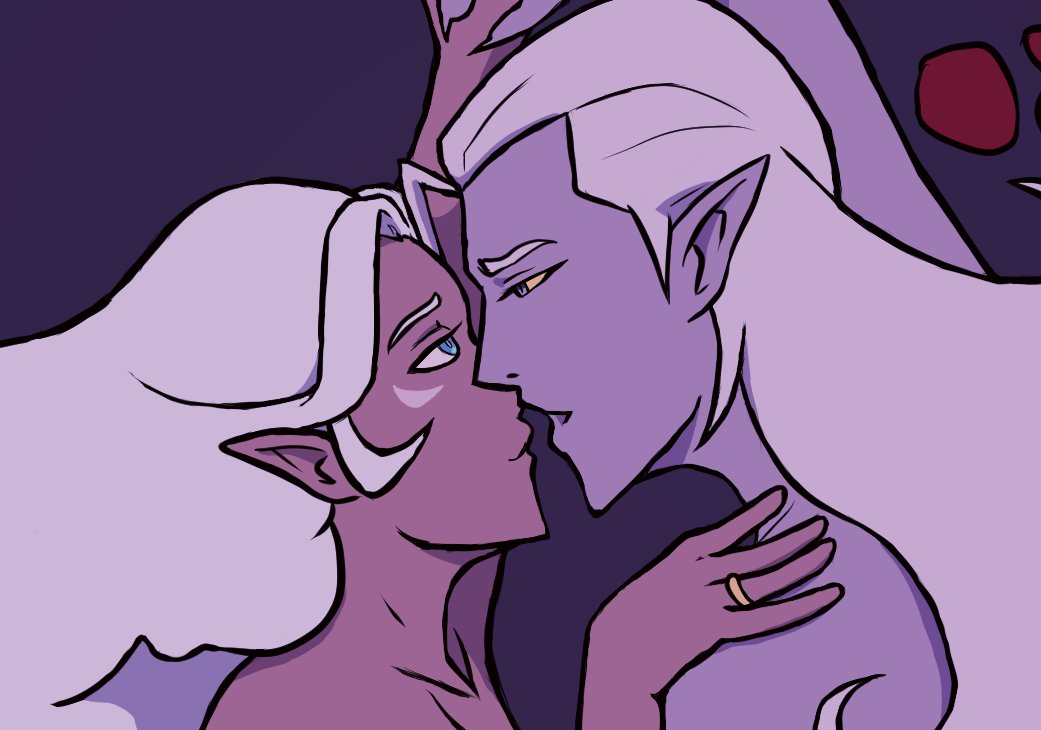 leakinghate's tweet photo. Happy #No4ForLotor! Here are previews of two of my pieces for @LoturaZine Vol 2! Get some Lotura love https://t.co/dVuSWZiq7K