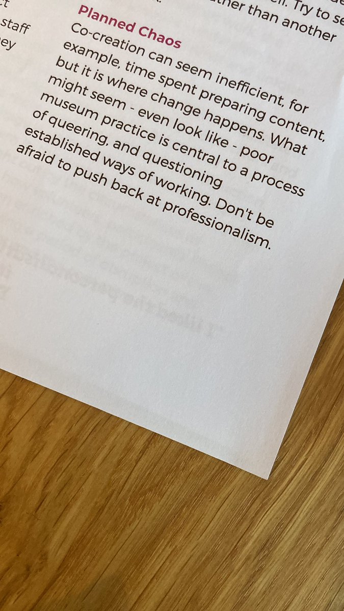 JozieKetts's tweet photo. One of my favourite gems from our @BeyondBinaryPRM evaluation report by @BureauButch. Seeming chaos is where the change happens. Don’t be afraid to push back on ‘professionalism’ all! 🔥❤️ https://t.co/91DIgFH7ie